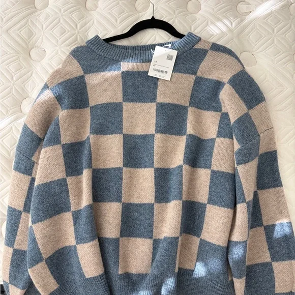 oak and fort vintage checkered sweater - Picture 3 of 3
